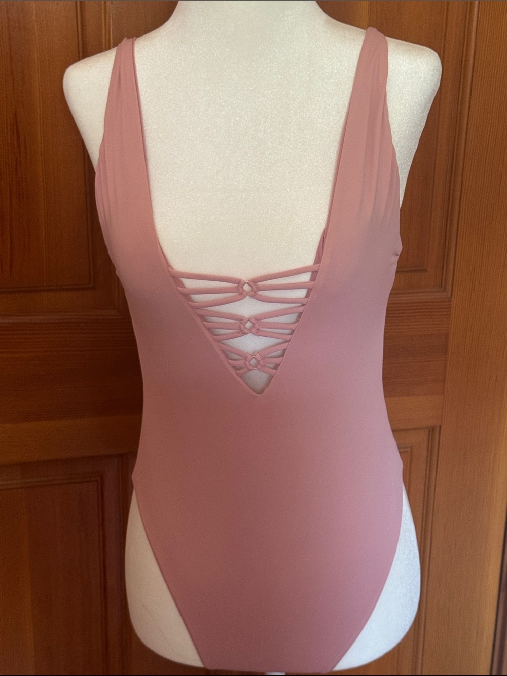 Plunge Strappy One-Piece Swimsuit